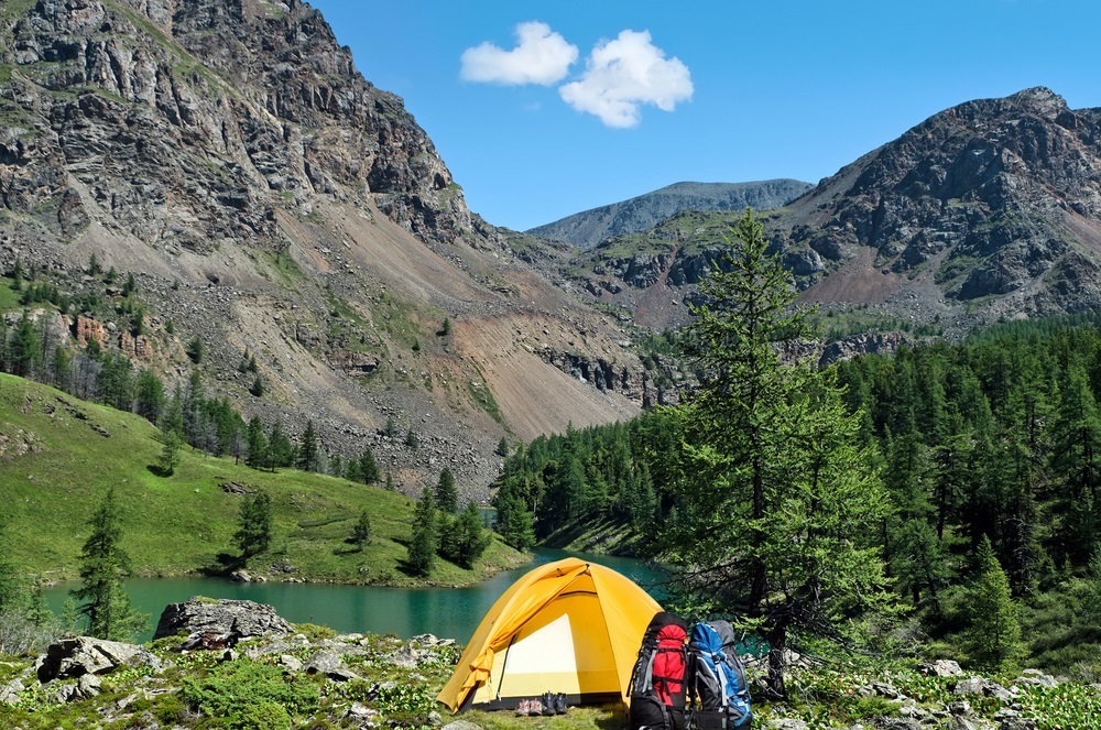 Camping in Banff During June