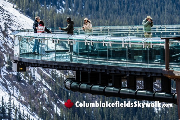 Columbia Icefields Glacier Skywalk During June